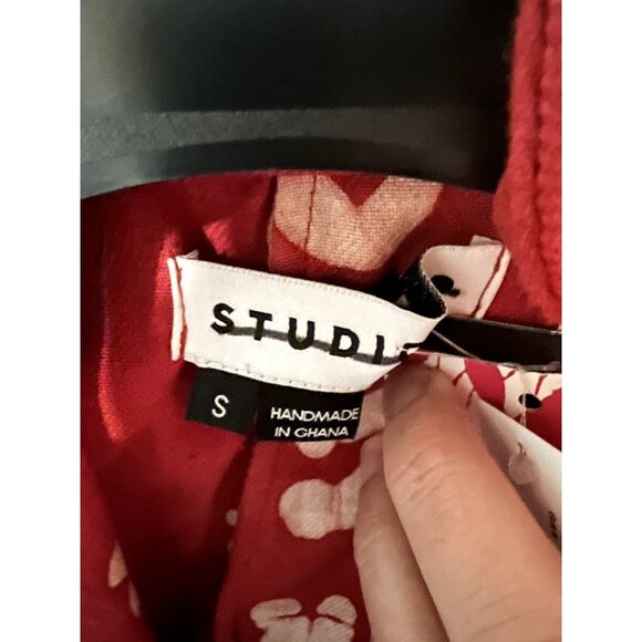 Studio 189© X J.Crew $395 fringed wrap dress in dot Size S BL582 - Picture 7 of 8